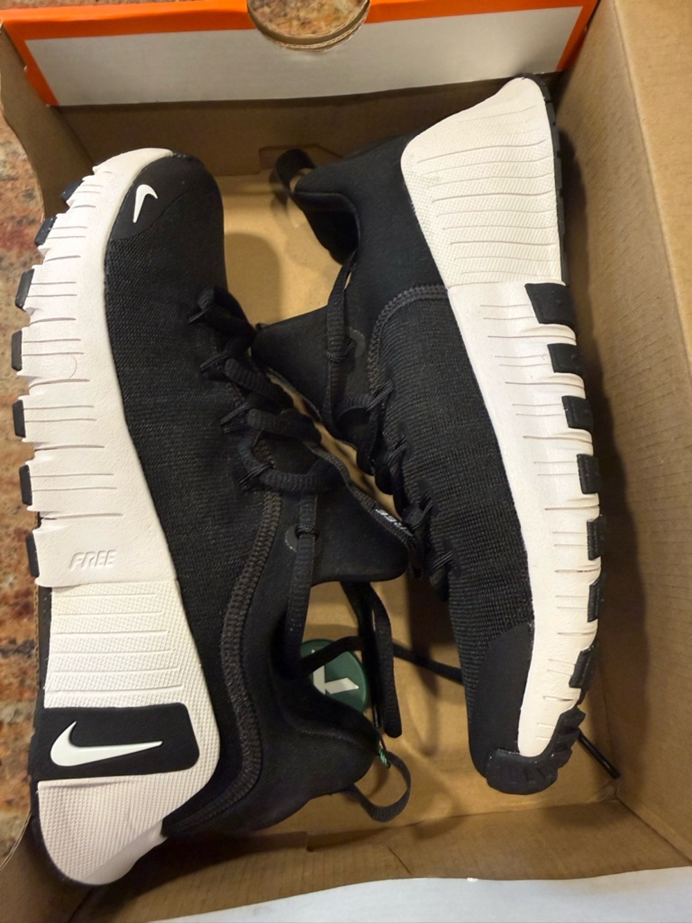 Nike Metcon 6 Black and White Training Sneakers - Picture 6 of 7